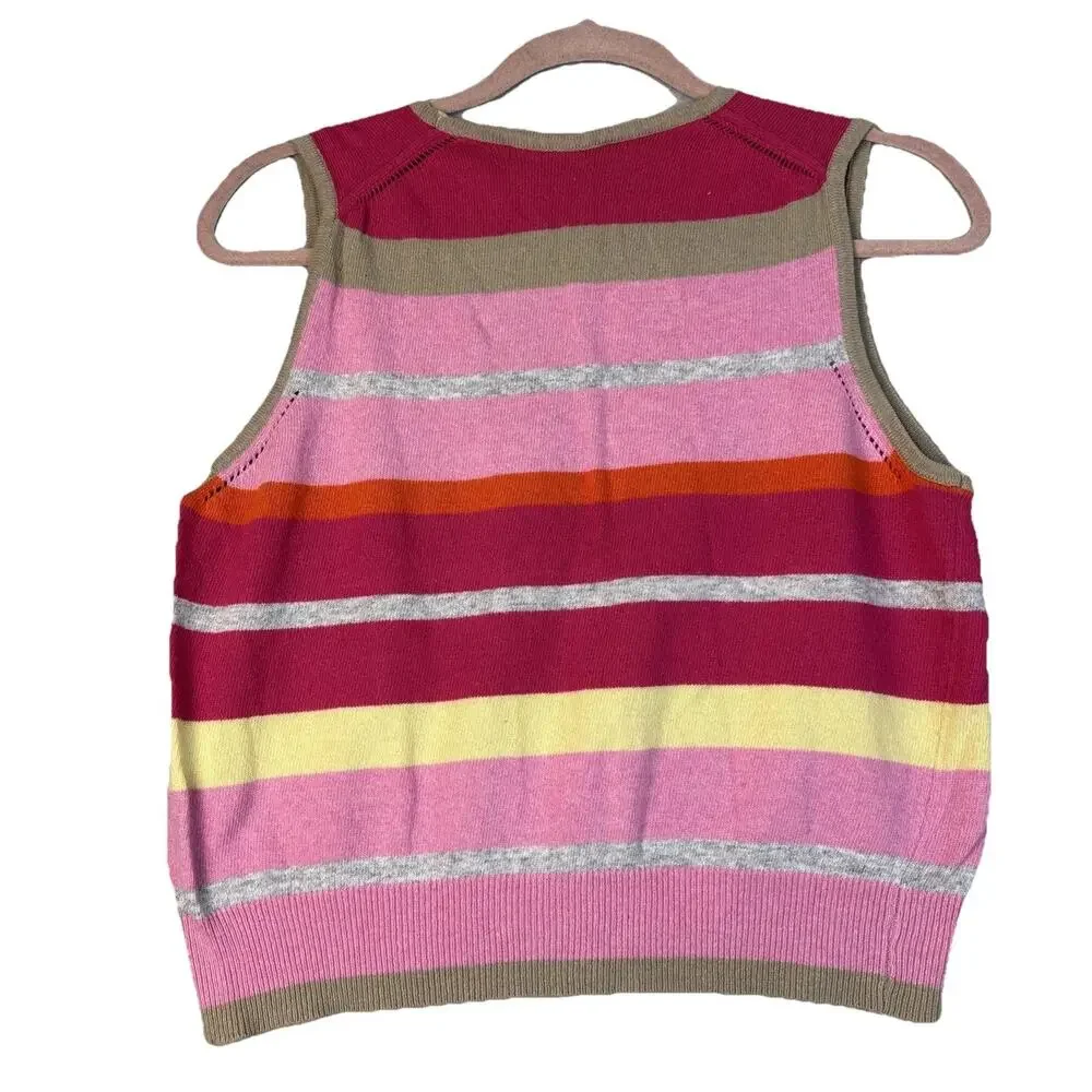 Vintage The Limited Sweater Vest Womens Lg Angora Cashmere Cottage‎ Preppy 90s